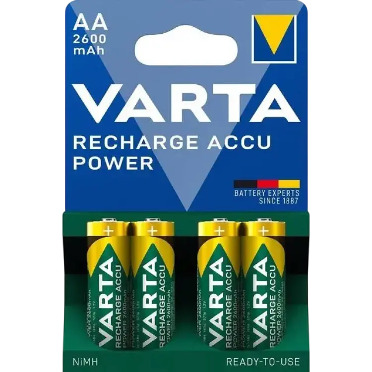 Varta AA Recharge Accu Power 2600mAh 4-pack