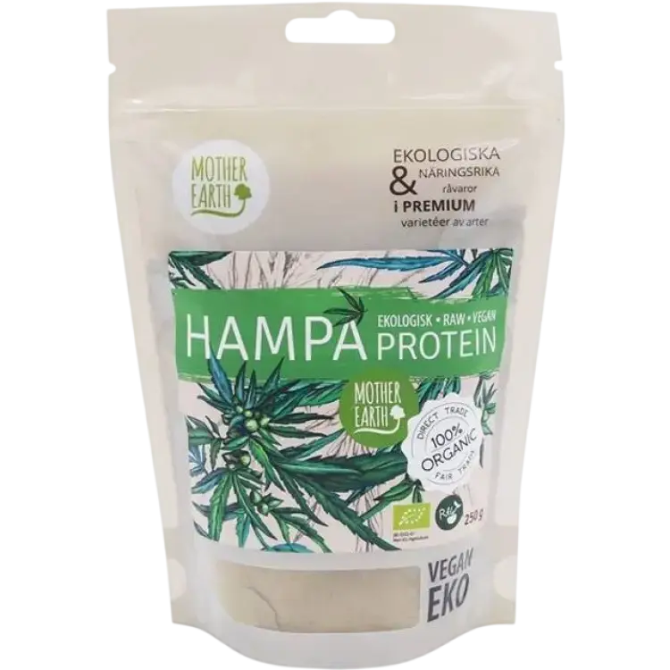 Mother Earth Hampaprotein 50% RAW & EKO