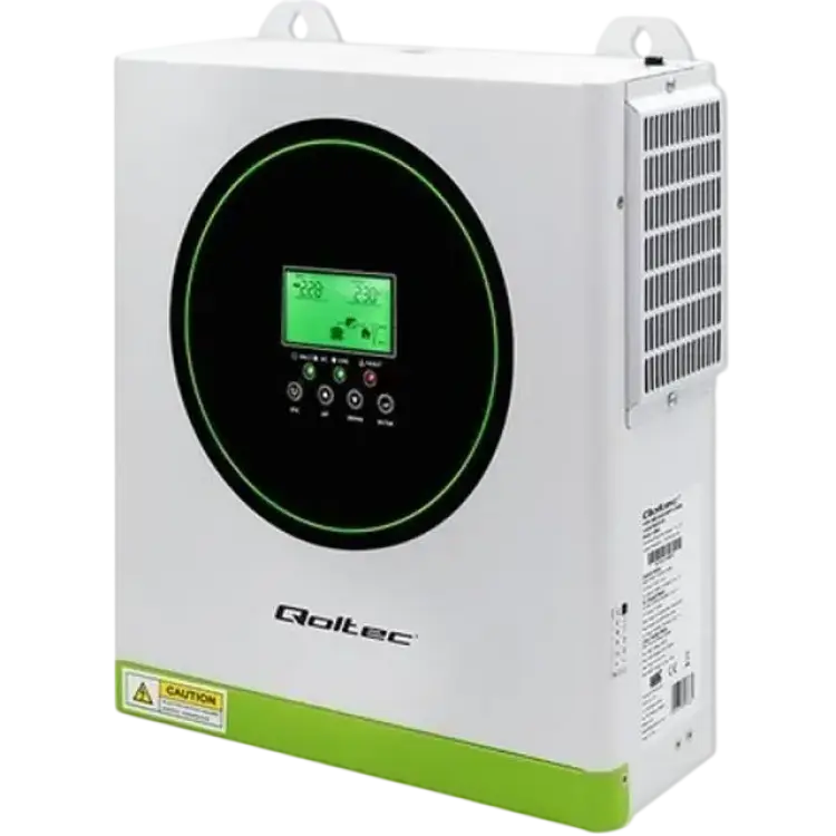 Qoltec Solcellsväxelriktare Off-Grid 1500W 100A 12V MPPT
