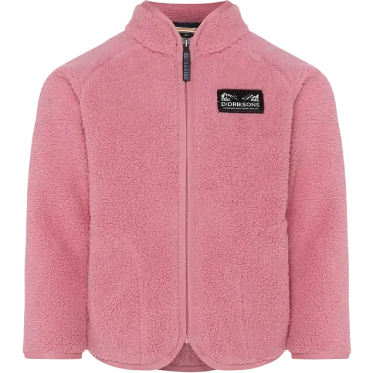Didriksons Full-Zip 2 Fleecejacka Barn - Heather Rosa