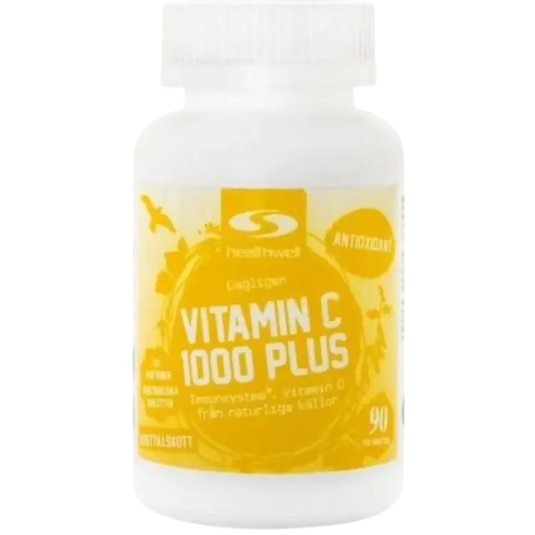 Healthwell Vitamin C 1000 Plus, 90 tabl 90 st