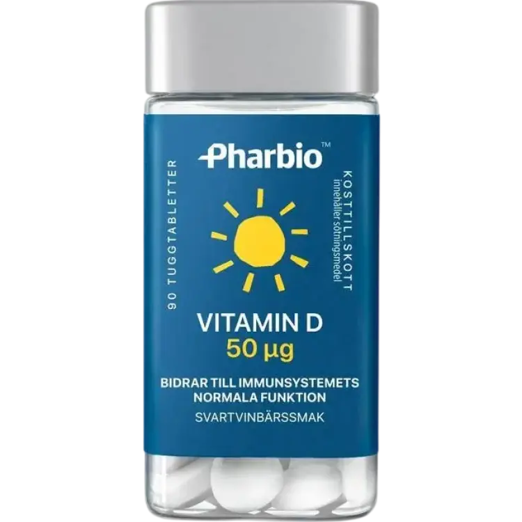 Pharbio Vitamin D 50ug 90 st