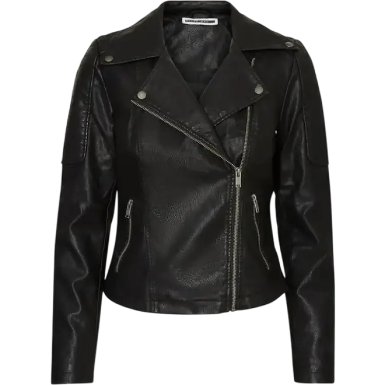 Noisy May Coated Jacket - Black