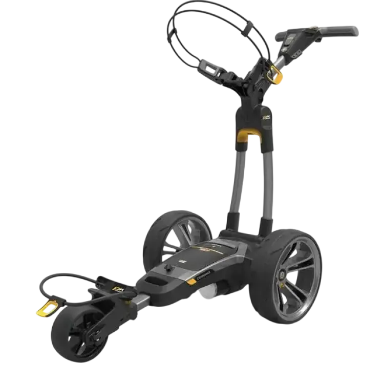 PowaKaddy CT6 Black Electric Golf Trolley