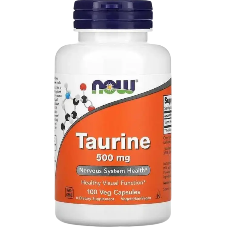 Now Foods Taurine 500mg 100 st