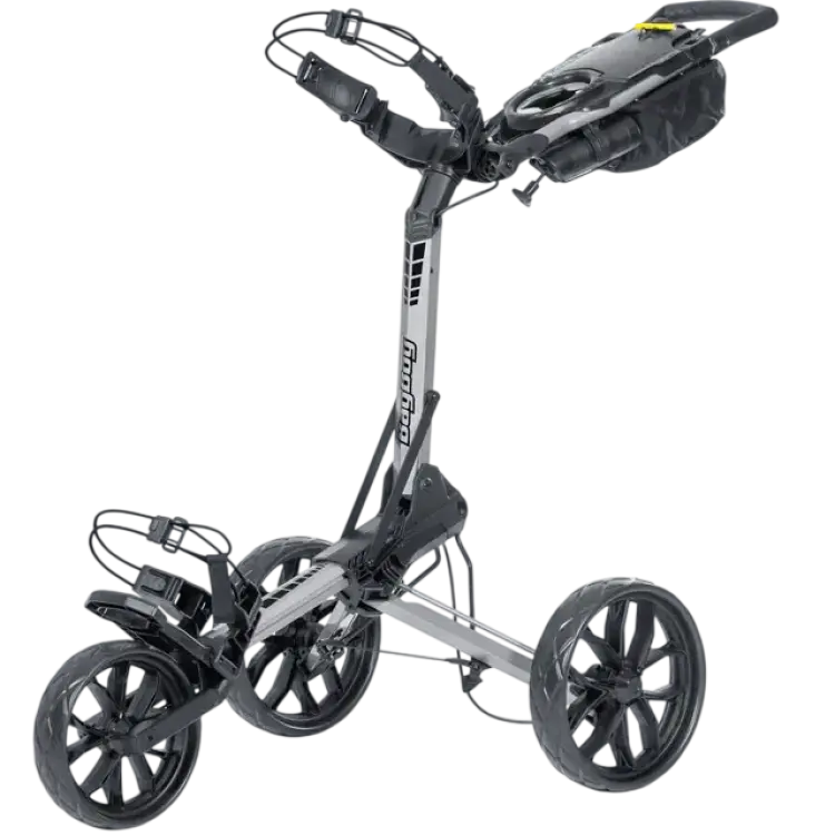 Bag Boy Slimfold Auto-Open Push Cart Silver Black
