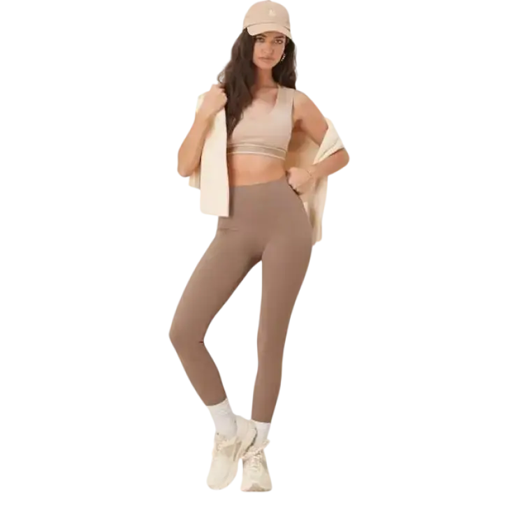 Nike Zenvy Dri-FIT Träningsleggings - Bruna