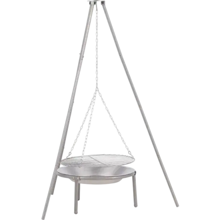 Venture Design Ukunda Firepit/Grill Steel Silver