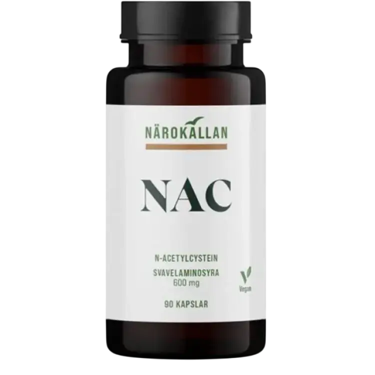 Närokällan NAC N-Acetylcystein 600 mg 90 st