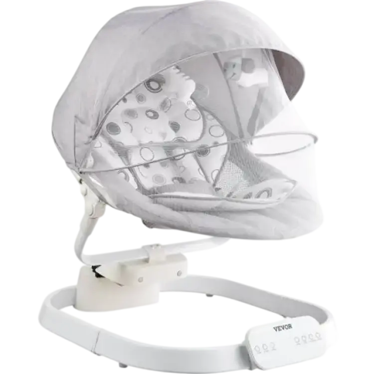 VEVOR Baby Swing Rocker Infant 3 Speeds 3 Seat Positions
