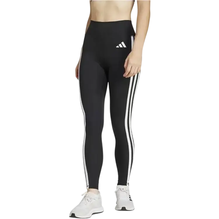 adidas Optime Essentials 3 Stripes Leggings Dam - Svart