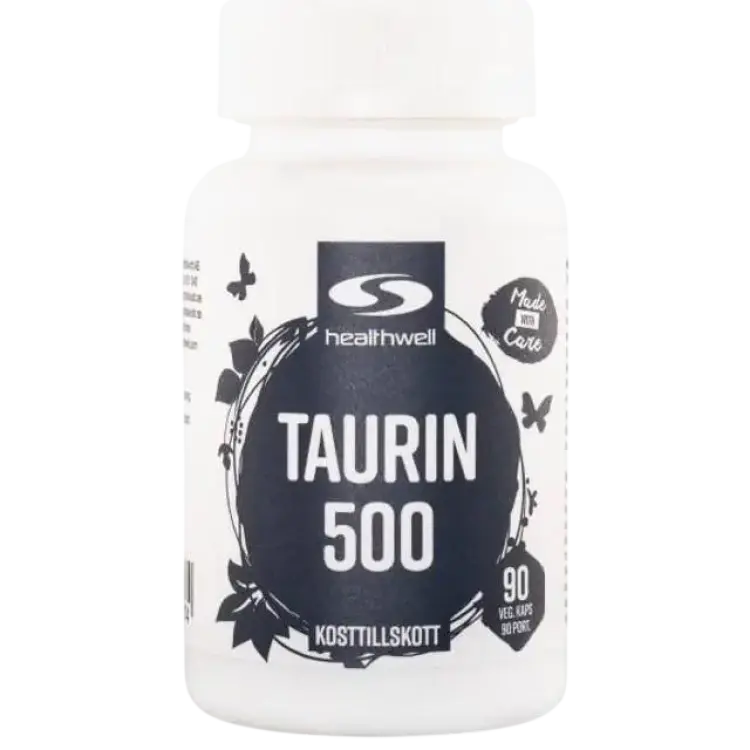 Healthwell Taurin 500, 90 kaps 90 st
