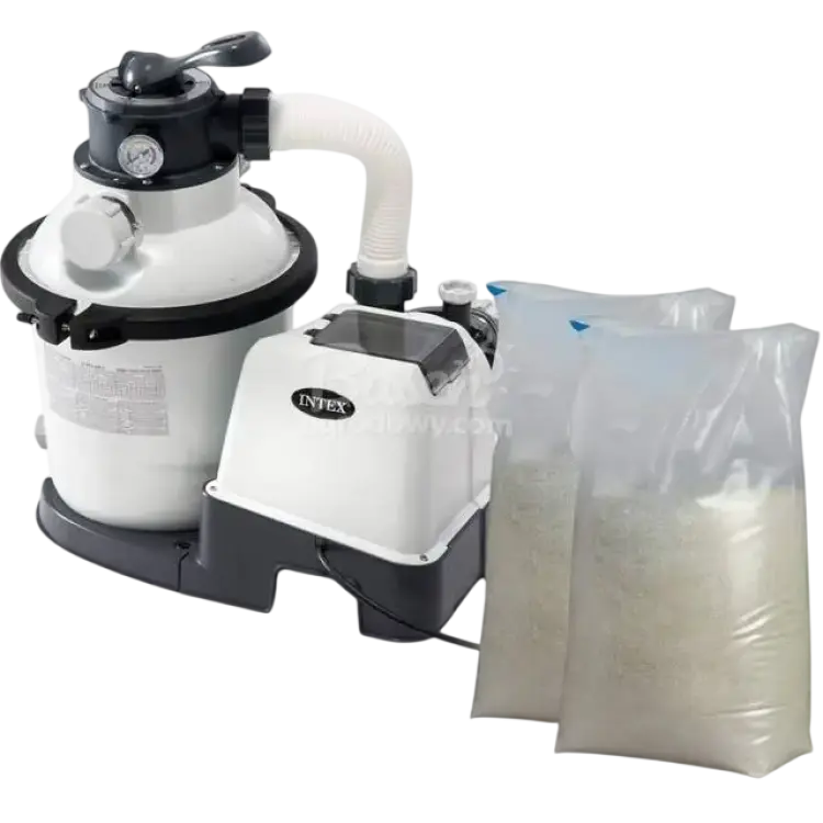 B2X Sandfilterpump 12000 L/h Inkluderar 50 kg Sand