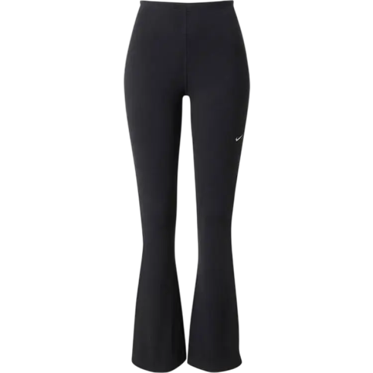 Nike Sportswear Chill Knit Women's Tight Mini-Rib Flared Leggings - Black/Sail