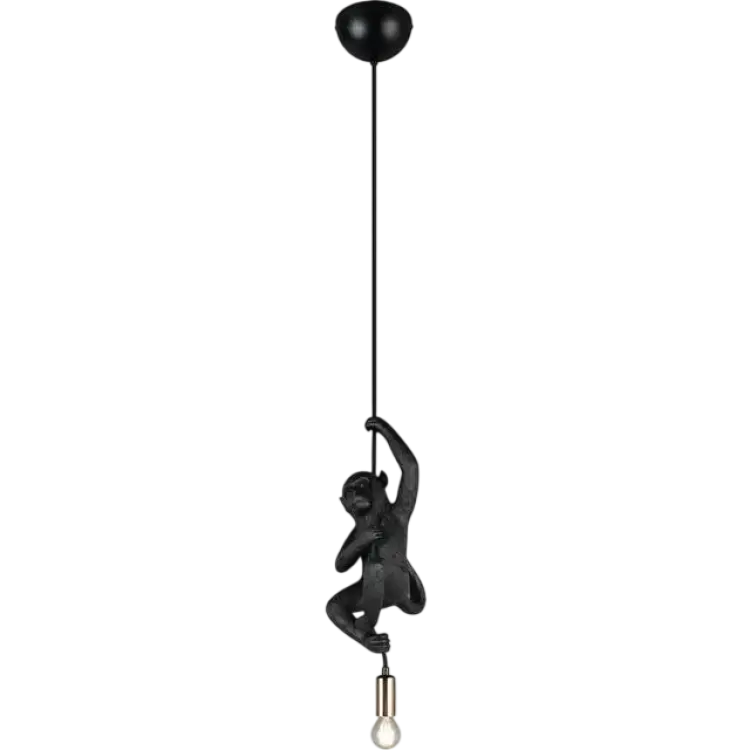 Reality Leuchten Fips Fönsterlampa 19.5 cm E14 Svart Pendellampa