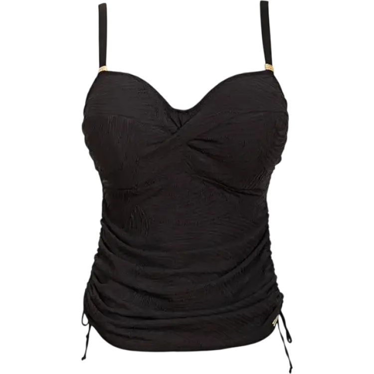 Fantasie Ottawa Twist Front Tankini Top - Black