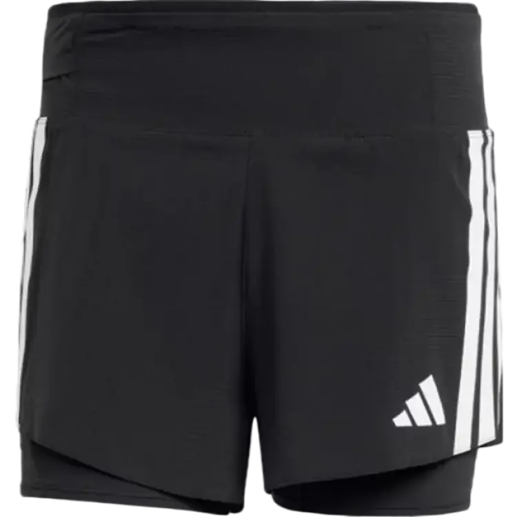 adidas Adizero Running 2-in-1 Gel Pocket Shorts - Black