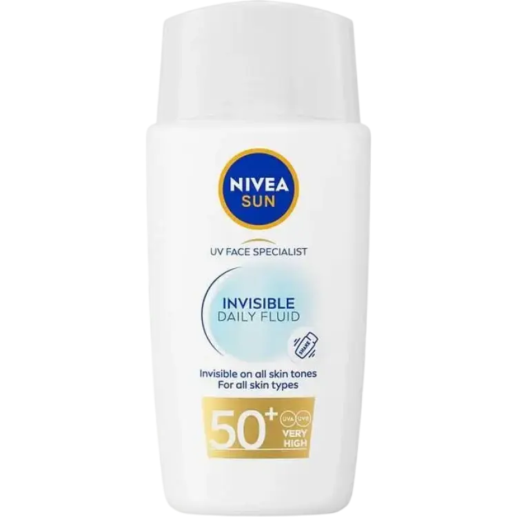 Nivea SUN Solkräm ansikte UV Face Invisible Daily Fluid SPF50+ 40ml