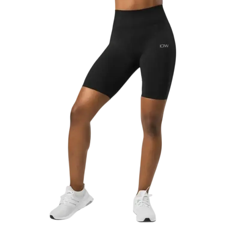 ICANIWILL Define Seamless Biker Shorts Wmn Black
