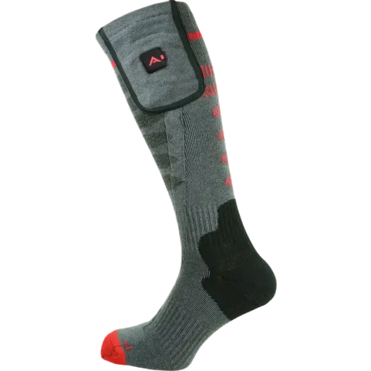 Avignon Heat SurroundActive Tunn Värmestrumpa Med Powerbank - Grey