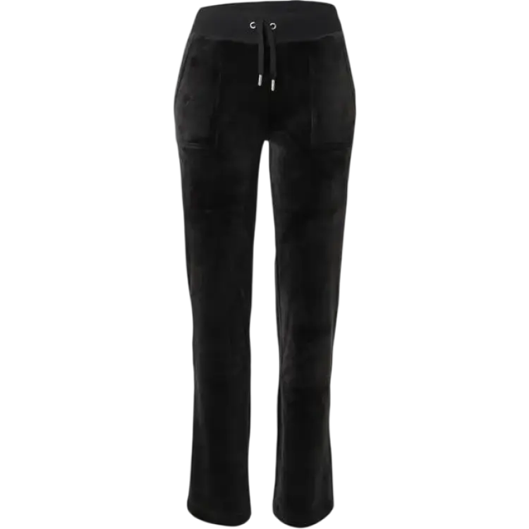 Juicy Couture Del Ray Classic Velour Pant - Black