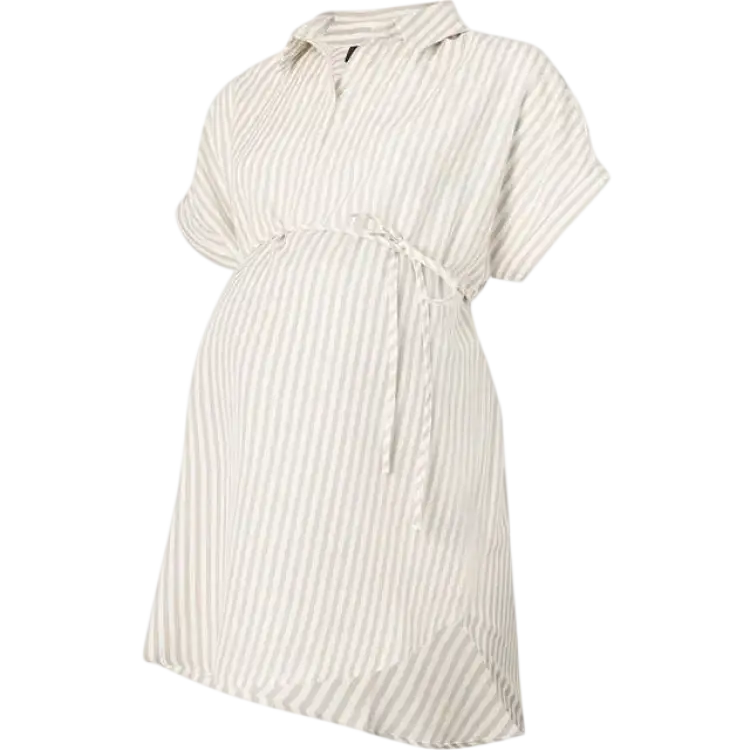 Only Maternity Blus Olmkalani - Beige/Vit