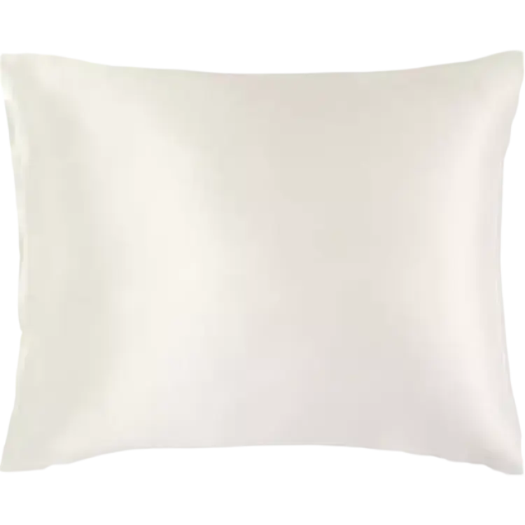 Lenoites Mulberry Silk Pillowcase 50x60 cm White Örngott Silver (60x50cm)