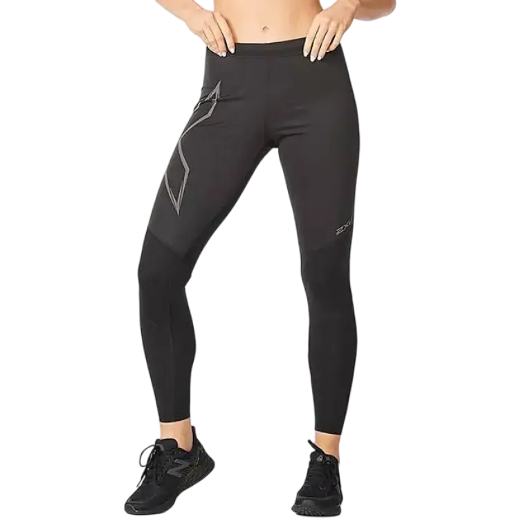 2XU Ignition Shield Compression Tights - Black/Black Reflective