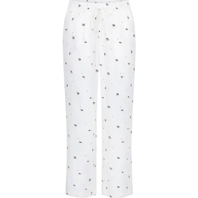 Hunkemöller Petite Pyjamasbyxa Mistel - Vit