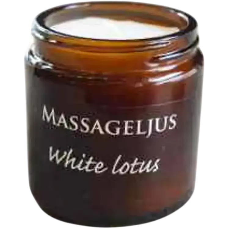 Senses Massageljus White Lotus 130g