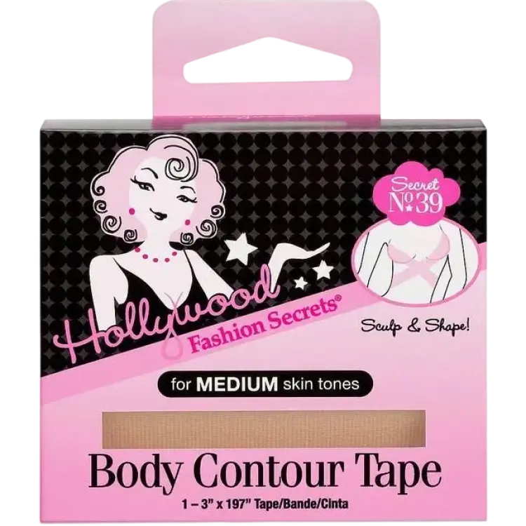 Hollywood Fashion Secrets Body Contour Tape Medium - Multi