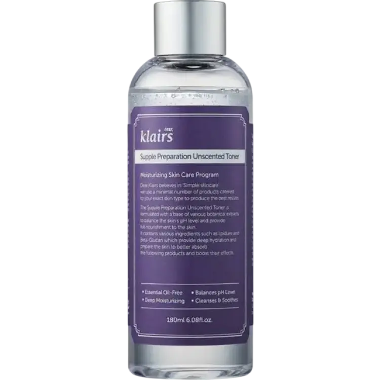 Klairs Supple Preparation Unscented Toner 180ml
