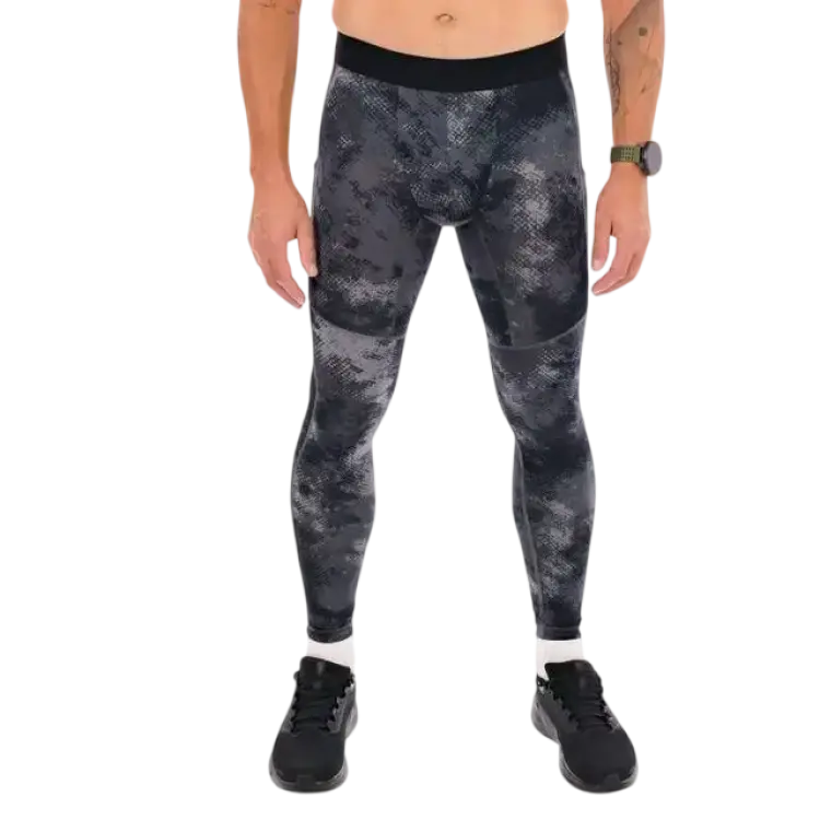 Nike Training Compression Camo Tights - Grey