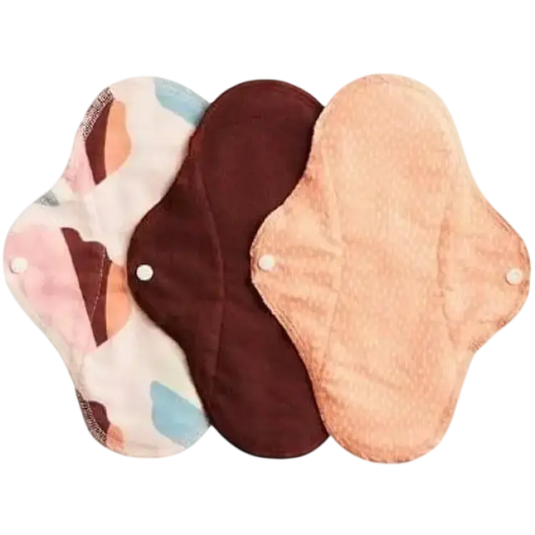 Imse Ekologiska Tygbindor Classic 3-Pack Orange Sprinkle