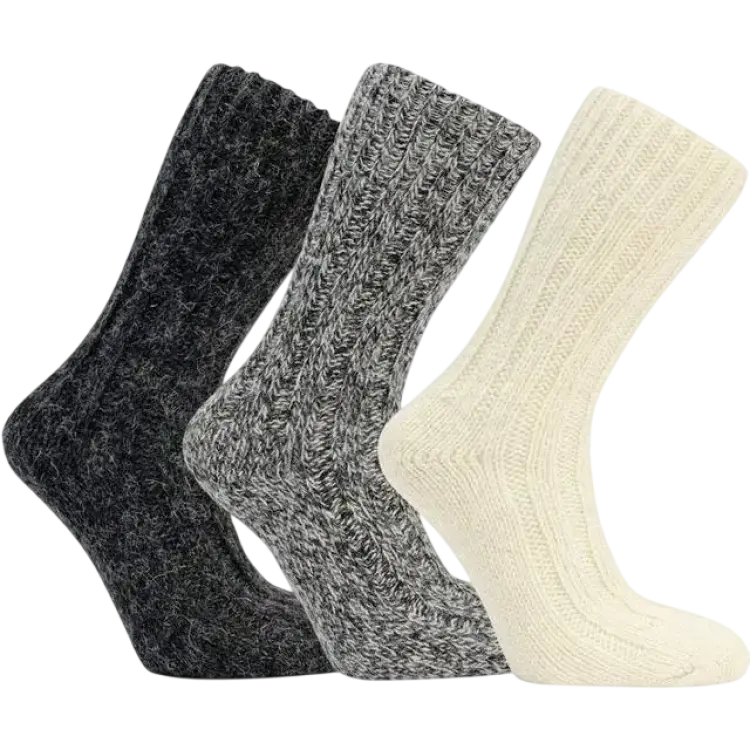 Capital Raggsocka Ull Alpacka Bambu Classic - Svart