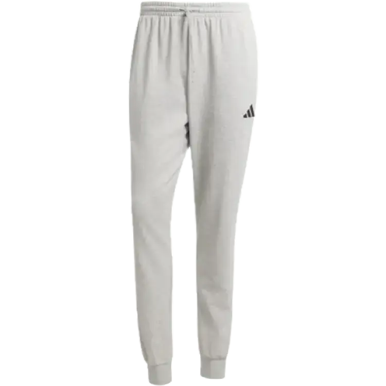 adidas Essentials Feel Cozy French Terry Joggers - Medium Grey Heather/Black