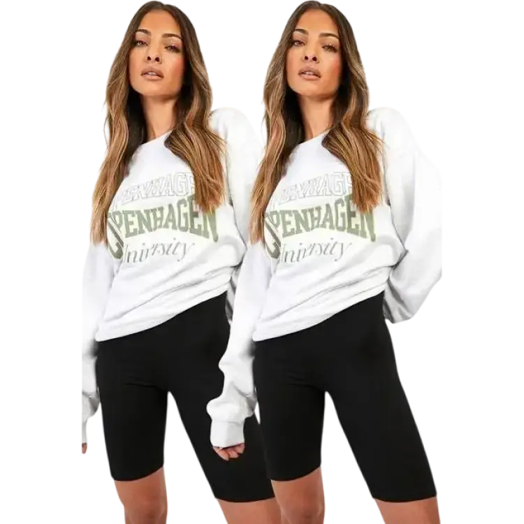 boohoo Dam 2-Pack Grundläggande Cykelshorts - Black