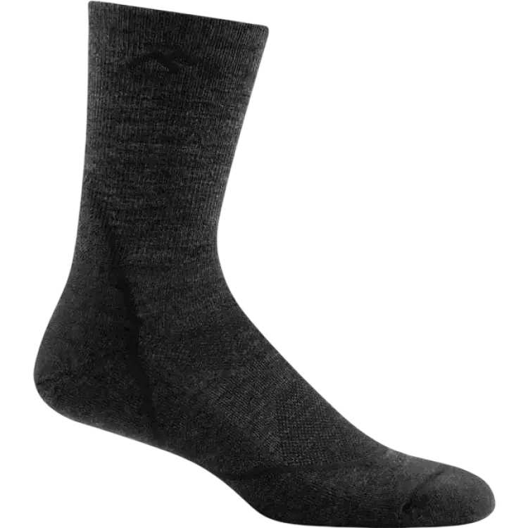 Darn Tough Light Hiker Micro Crew Light Cushion Socks Men - Black