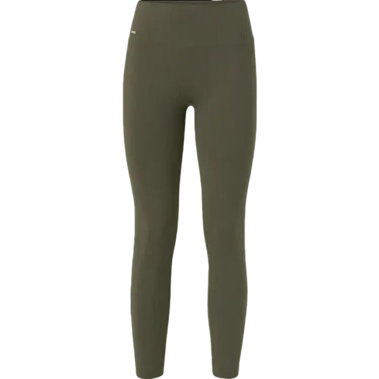 aim'n W Ribbed Seamless Tights Nyheter Khaki
