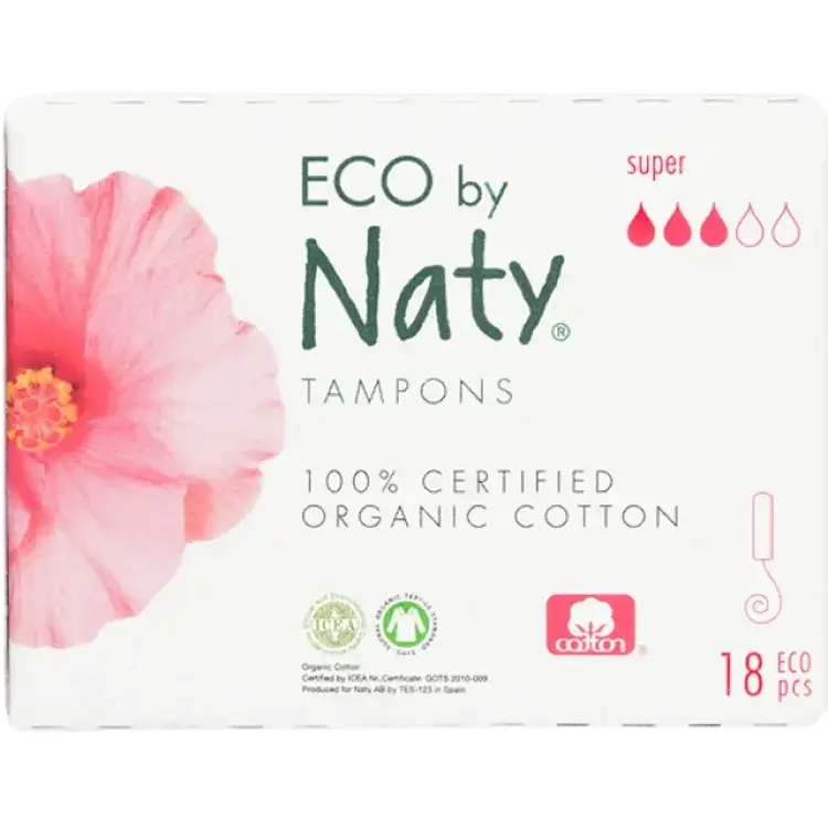 Naty Ekologiska Tamponger super, 18