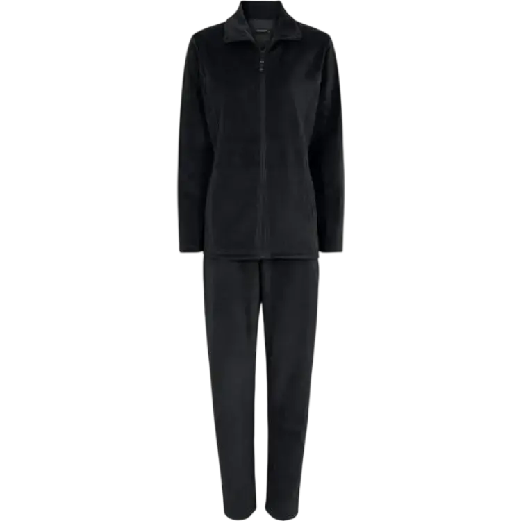 Decoy Velour Homewear Set - Black