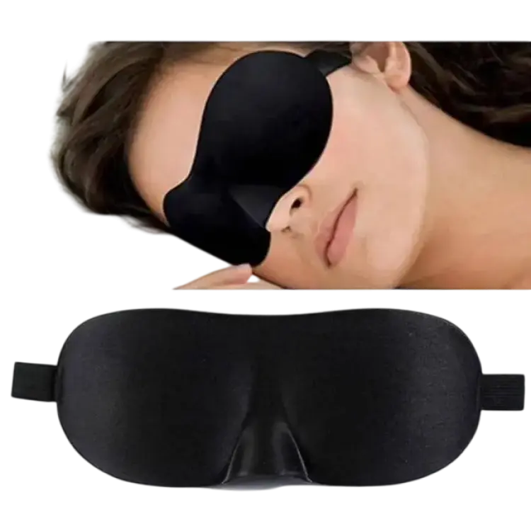 Otego 2-Pack 3D Sovmask Svart