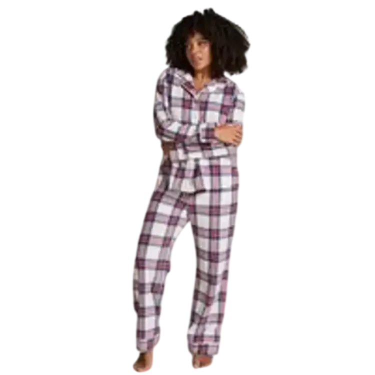 Hunkemöller Pyjamasset Polarfleece - Vit