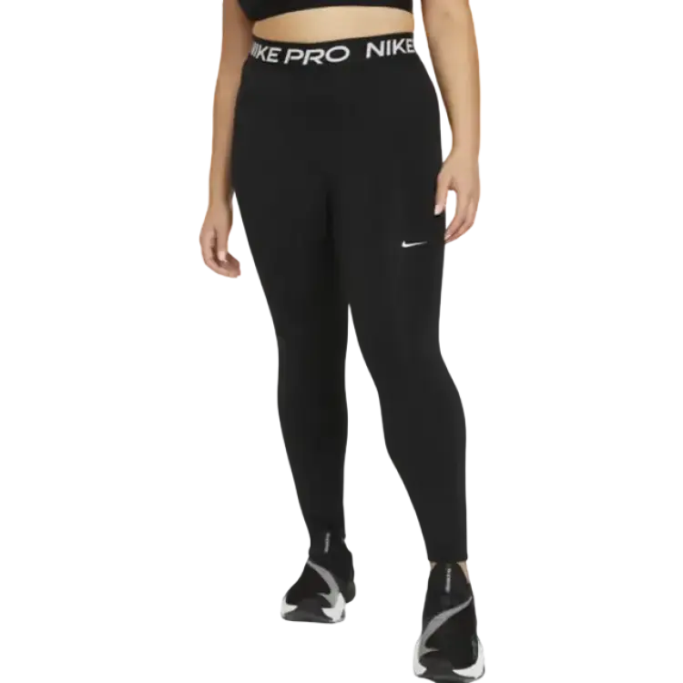 Nike Pro 365 Women's Leggings Plus Size - Black/White