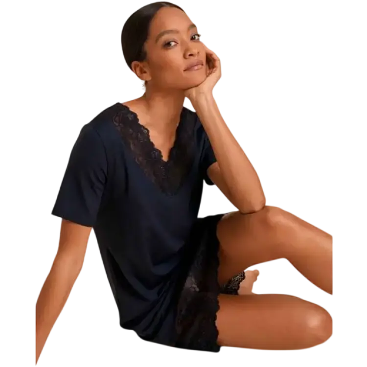 Calida Nattlinne elegant dreams marinblå