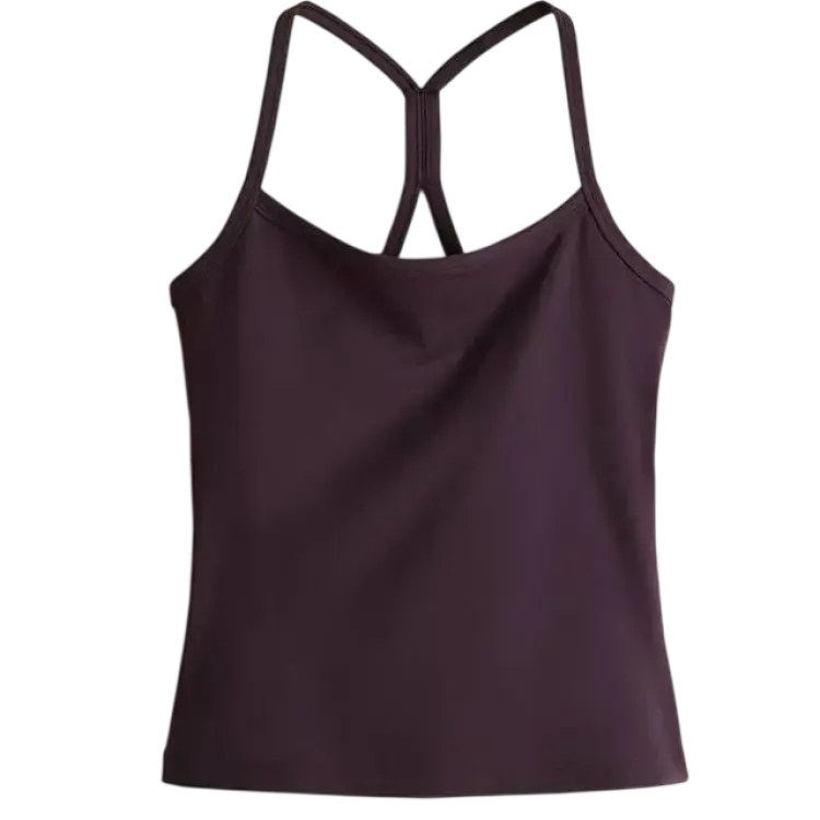 H&M Move Träningstopp SoftMove Med Inbyggd Sport-Bh - Auberginelila