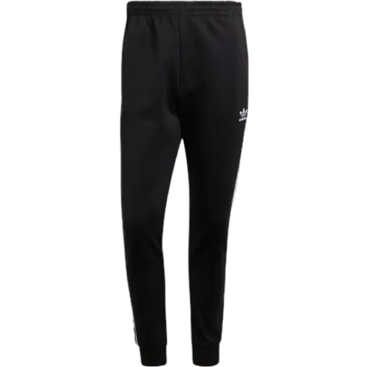 adidas Men's Original Adicolor Classics SST Training Pants - Black/White