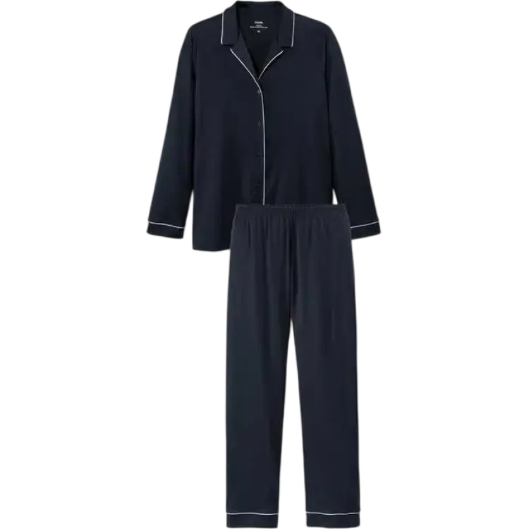Calida Night Lovers Pyjama - Dark Lapis Blue