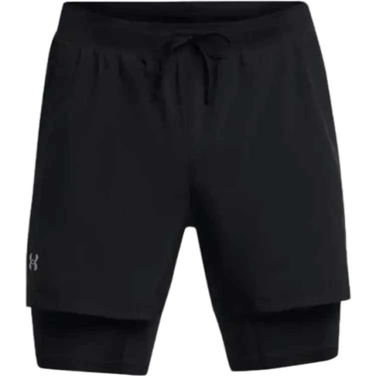 Under Armour Men's Launch 2-in-1 5" Shorts - Black