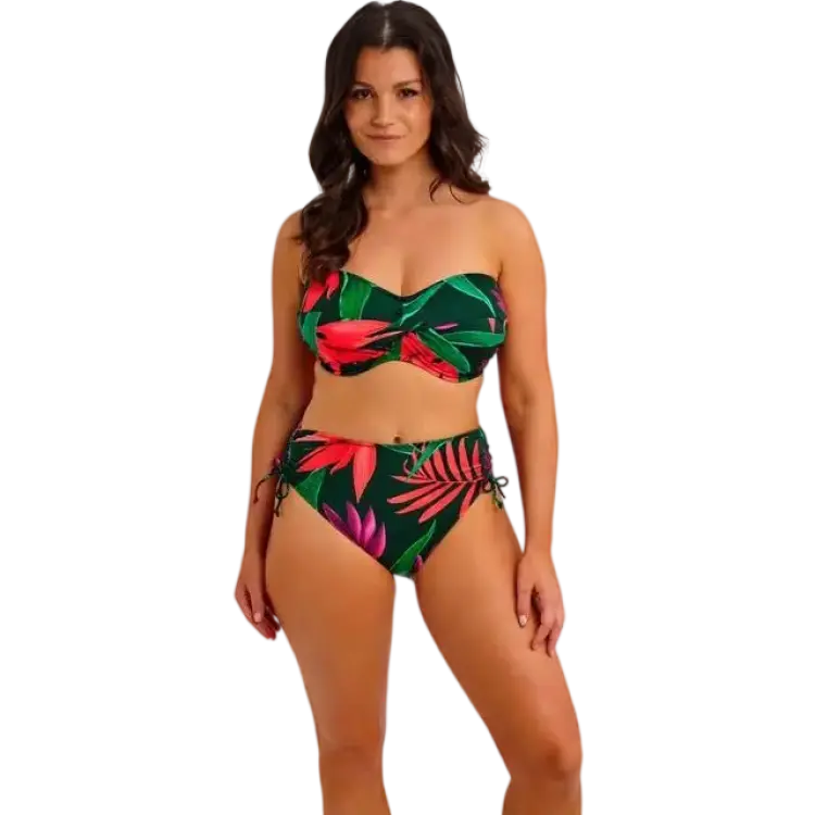Fantasie Pichola High Waist Bikini Bottoms - Multi Patterned